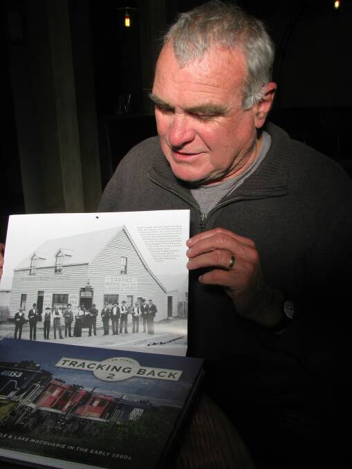 Peep into past: Historian Ed Tonks with his two latest works. Picture: Mike Scanlon 