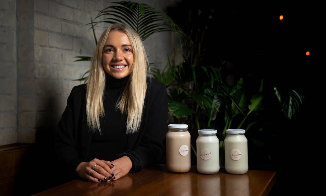 FORWARD THINKER: Helenah Sinclair has started online business I Like You Raw and is making tigernut milk. Picture: Marina Neil