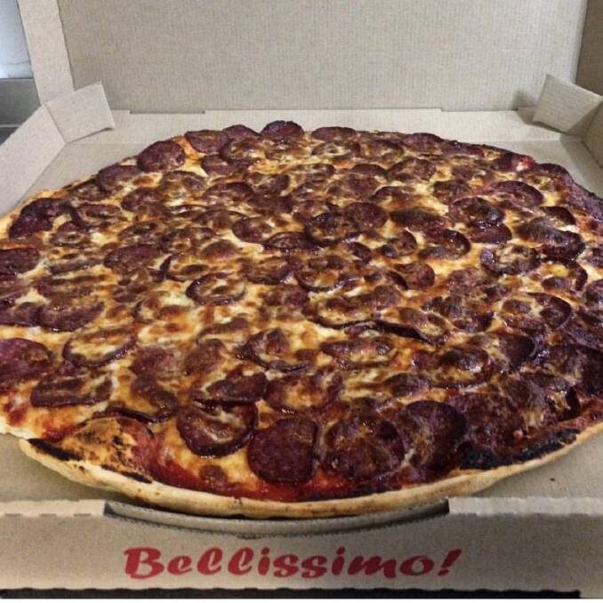 American style: Big Mamma's in Blacksmiths makes big and tasty, like this pepperoni offering.