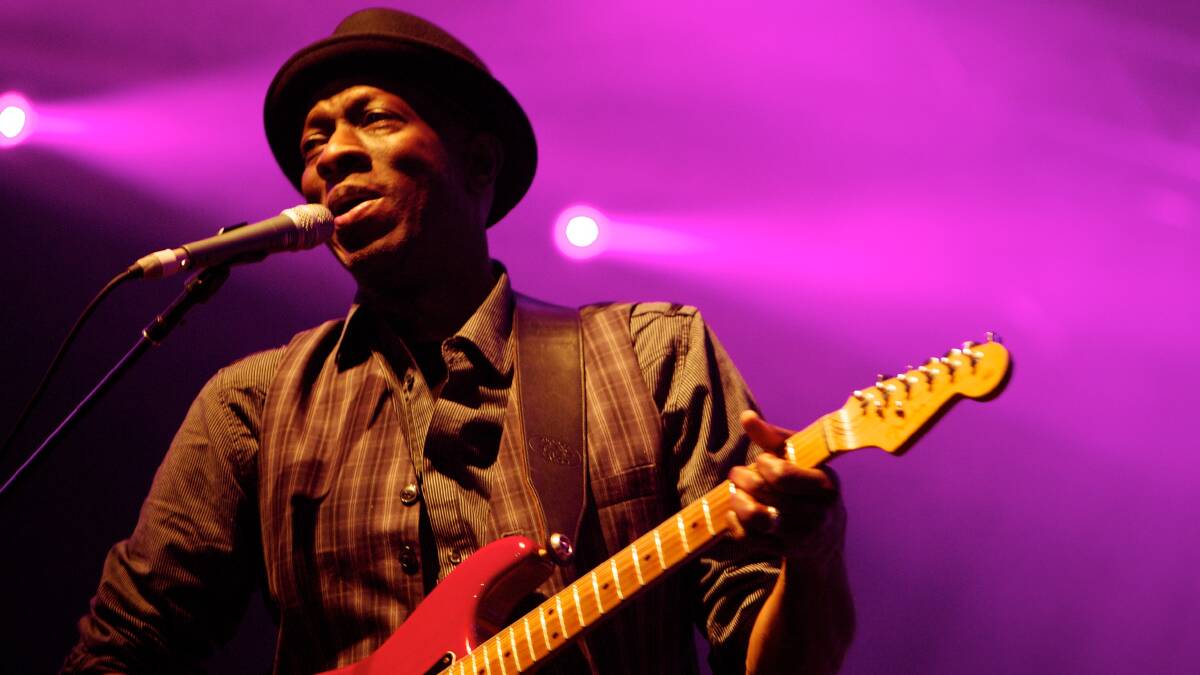 Back in town: Keb Mo at Bluesfest in April 2012. Picture: Edwina Pickles