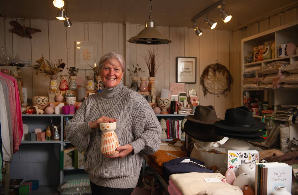 Twine Collective: Owner Kelly Jones inside her shop. Picture: Marina Neil