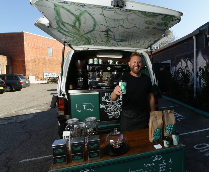At your service: Tony Langford of Transient Coffee.
