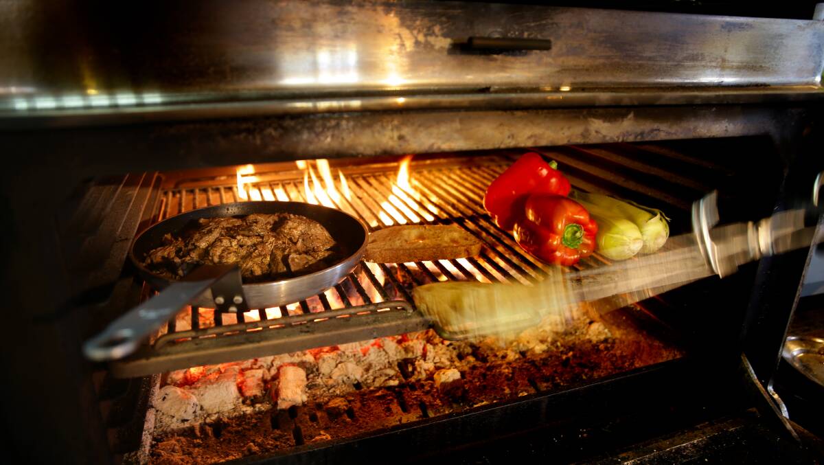 SMOKY: The Mibrasa charcoal oven from Spain provides a distinct flavour.