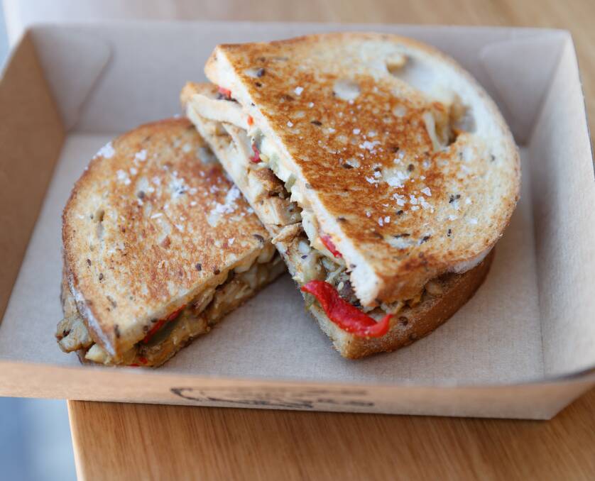 OPTIONS: Freshly made toasties are also on the menu at Biggs.
