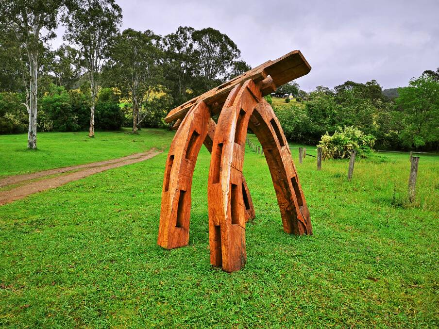 Last year's winner: Wollombi Valley Sculpture Festival's 2020 First Prize sculpture by Stephen King.