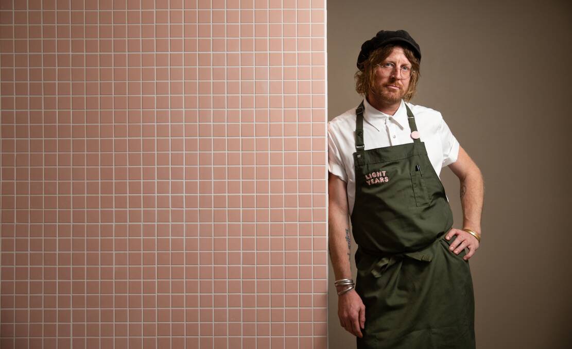 Executive chef: Robbie Oijvall of Light Years, in charge of the menu for the new start-up in Newcastle. Picture: Marina Neil
