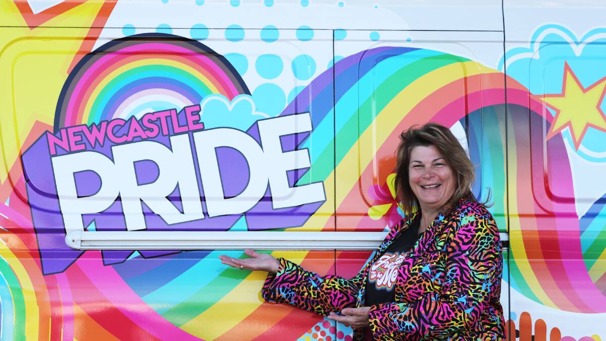 Newcastle Pride Festival president and founder Lee-anne McDougall in Gregson Park. Picture by Peter Lorimer