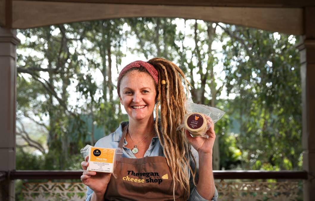 NEW TASTE: Vegan Cheese Shop owner Brooke Ravenscroft is proving that dairy-free doesn't forsake flavour. Picture: Marina Neil