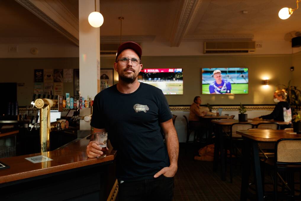 Young Street Hotel publican Luke Tilse: "People are constantly talking about how long they've lived here - not Newcastle - Carrington. They're fiercely proud of it." Picture: Max Mason-Hubers