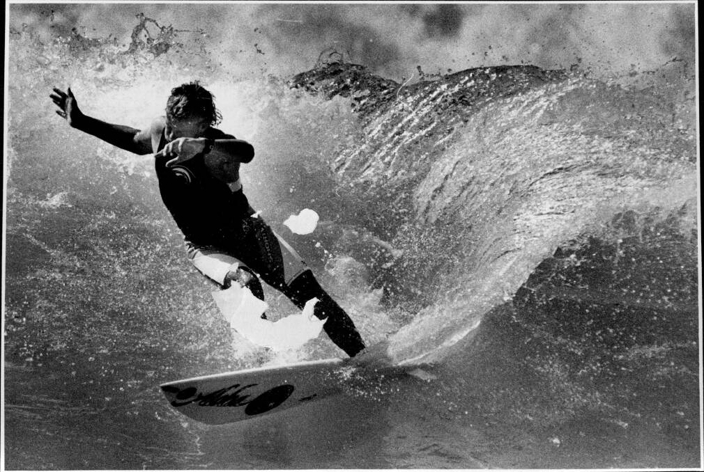 Son of Sam: Luke Egan was one of the world's best surfers and is still one of Newcastle's best surfers.