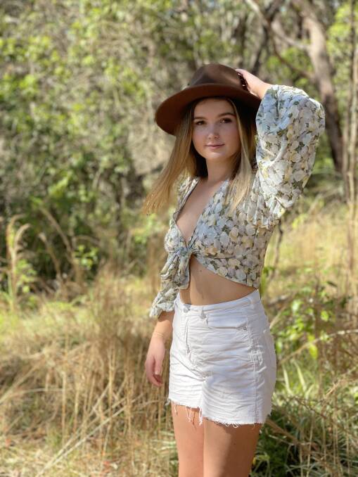 Nashville dreaming: Mia Louise, from Seahampton, hopes to travel to the USA when she turns 21 and land work in the country music industry.