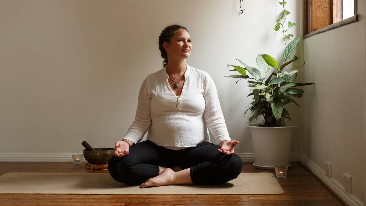 Growing awareness: Yoga instructor Tamara Coughlan says, "There is a broader acknowledgement for yoga in Newcastle," than seven years ago. Picture: Max Mason-Hubers