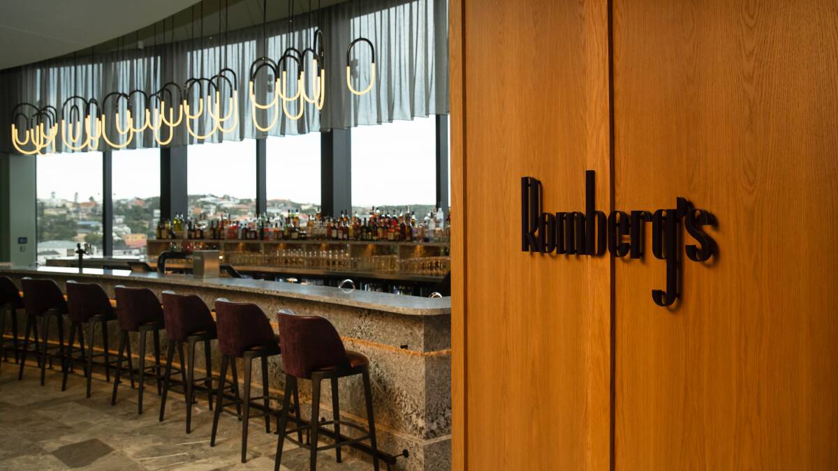 Romberg's: The top-floor bar is open, and has it's own bar snacks menu. Picture: Marina Neil
