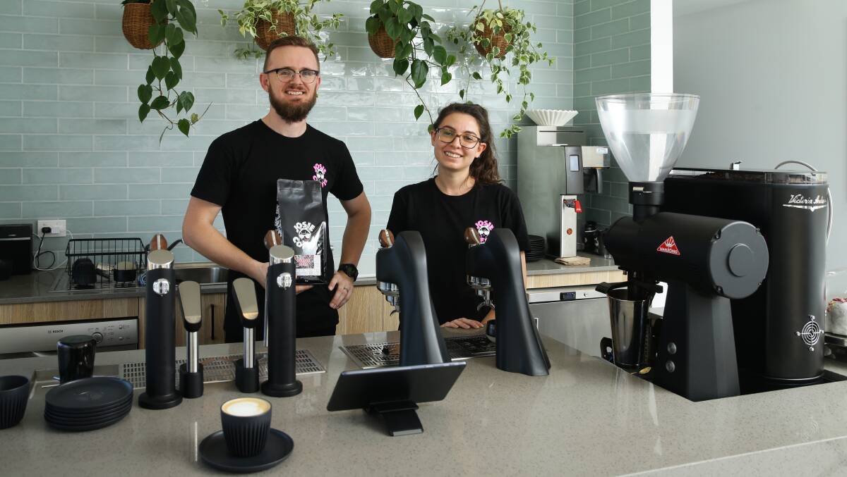Caption: Chris Edden,owner of Josie Coffee at Gateshead, with barista Caity Chakos. Picture: Jonathan Carroll