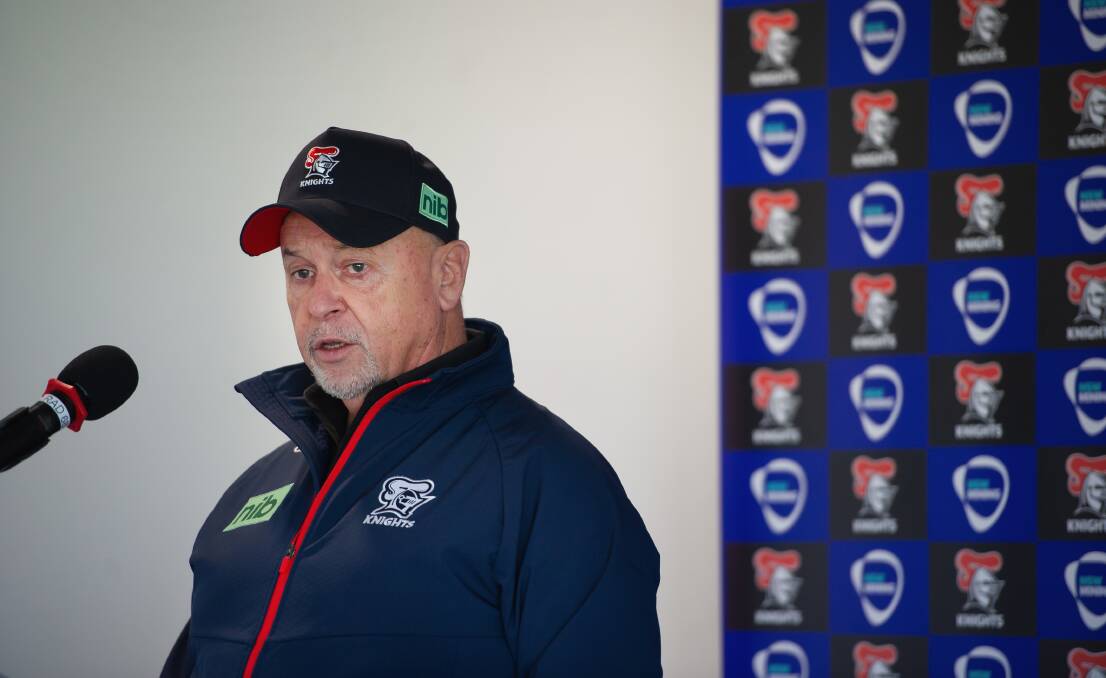 Knights CEO Phil Gardner: "We want to be more engaged at every level with the junior development of the game," he said in 2017. "That will be a journey for us. We want to go up through Group 21 out to Tamworth and Port Macquarie. We cannot afford to let another Boyd Cordner or Greg Inglis slip through the net and go to another club." Picture: Marina Neil