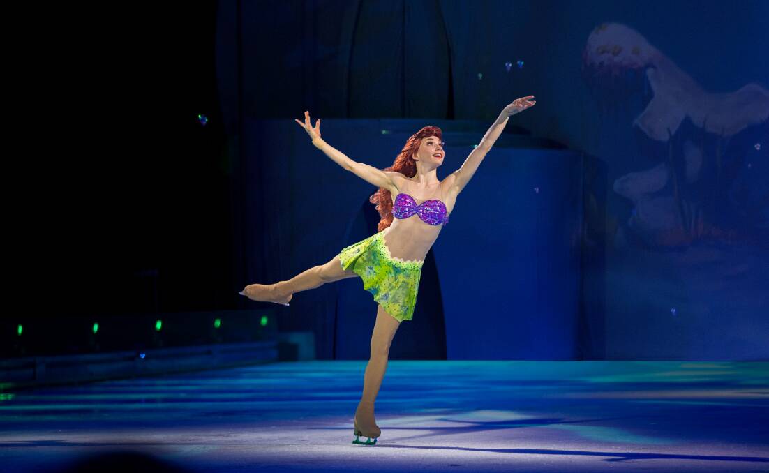 Ariel from Little Mermaid in Disney on Ice.