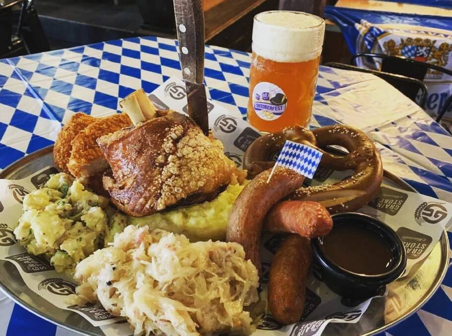 Bavarian style food is on offer at The Grain Store for Oktoberfest.