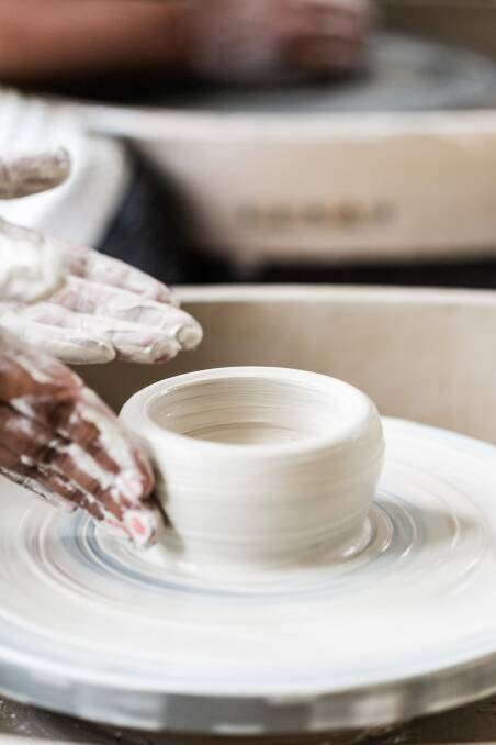 Get your hands dirty: Making ceramics at the Workshopp. (Edwina Richards Photography)
