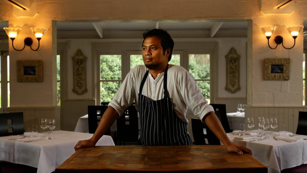 Emerson Rodriguez in 2010 after opening his restaurant. Picture by Simone De Peak