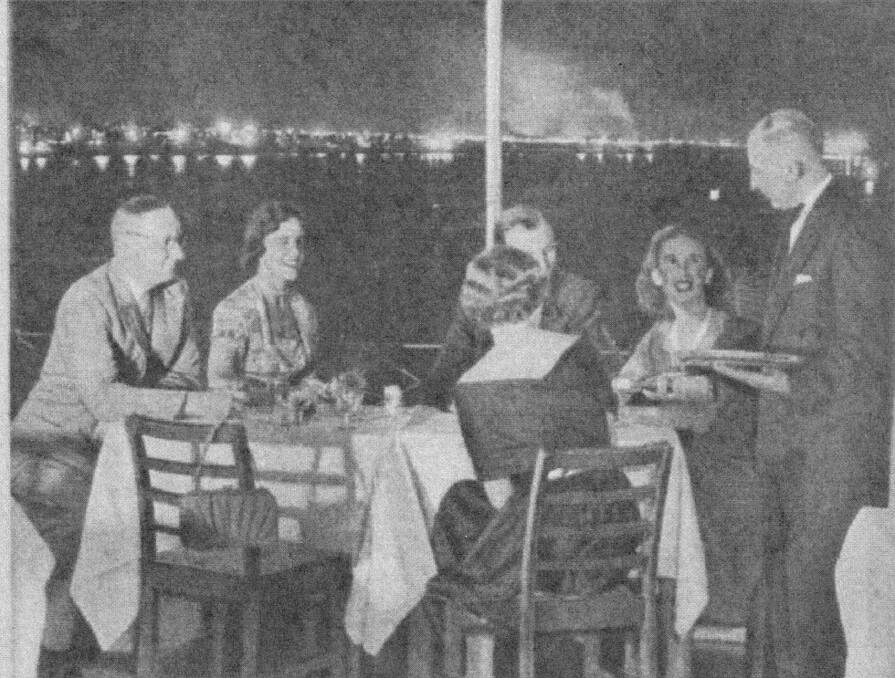 GREAT VIEW: Newcastle's first modern restaurant, as featured in Pix magazine in May 1953. 