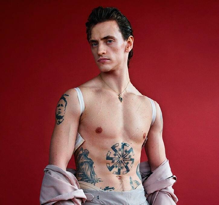 Sergei Polunin: Photographed by Mario Sorrenti for Vogue Paris in 2016.