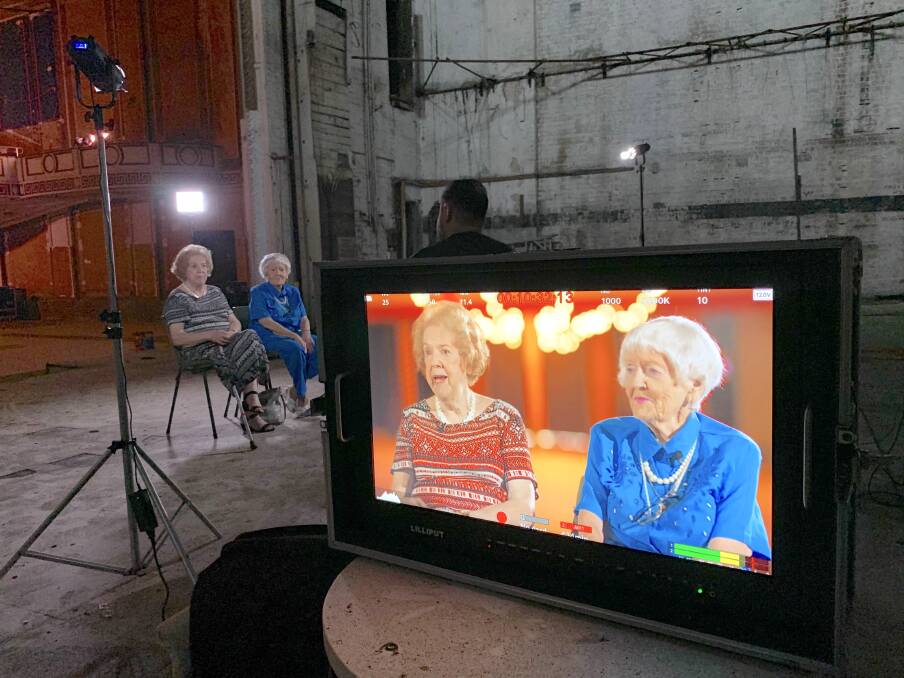 A video history recording with Fay Steggles and Vilma Hunter, who were usherettes at the Victoria Theatre more than 70 years ago. Pictures by Out of the Square Media