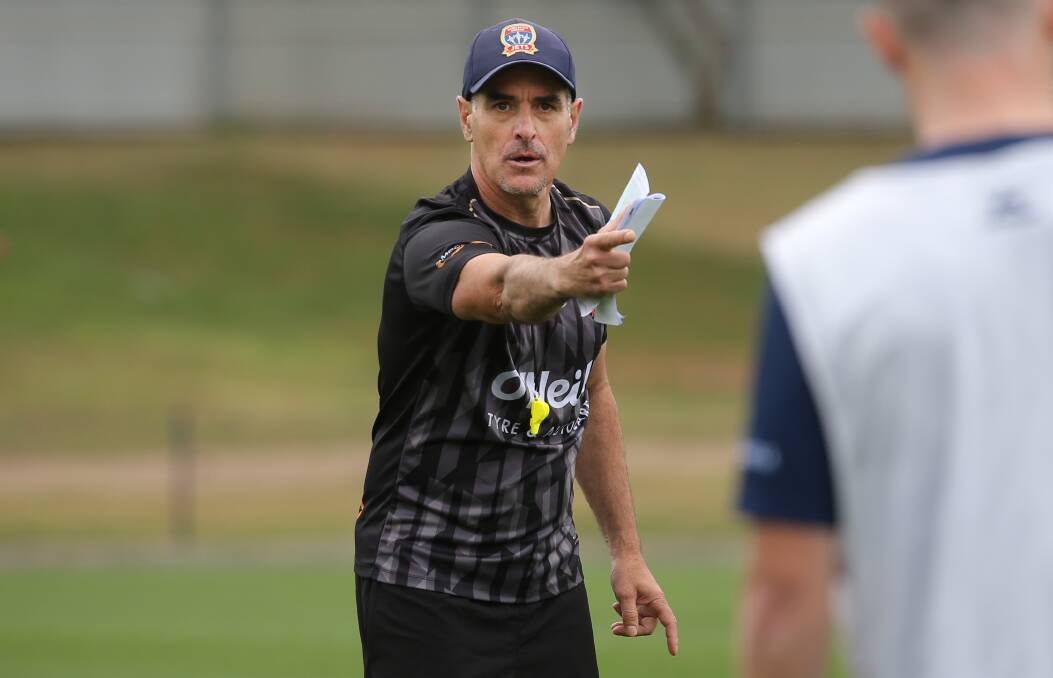 Newcastle Jets men's coach Rob Stanton says he was "willing to risk everything" to take the job. Picture by Simone De Peak