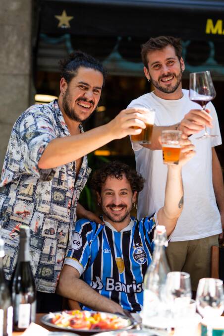 The three guys behind Maleducat restaurant in Barcelona, featured in Hungry for More: Spain.