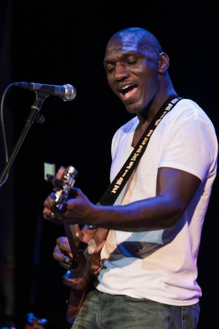 ABOVE: Cedric Burnside delivered an authentic taste of Mississippi blues at Lizotte's. Picture: Paul Dear
