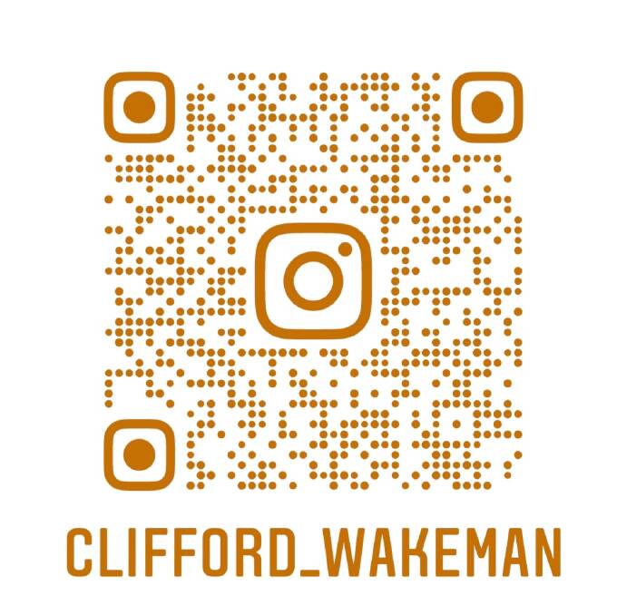 Watch more: The QR code for Wakeman's Instagarm feed.