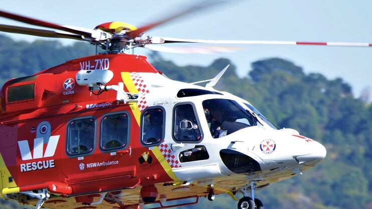 A rugby league player was airlifted to John Hunter Hospital after being critically injured in a game at Fingal Bay on Saturday, June 17.;