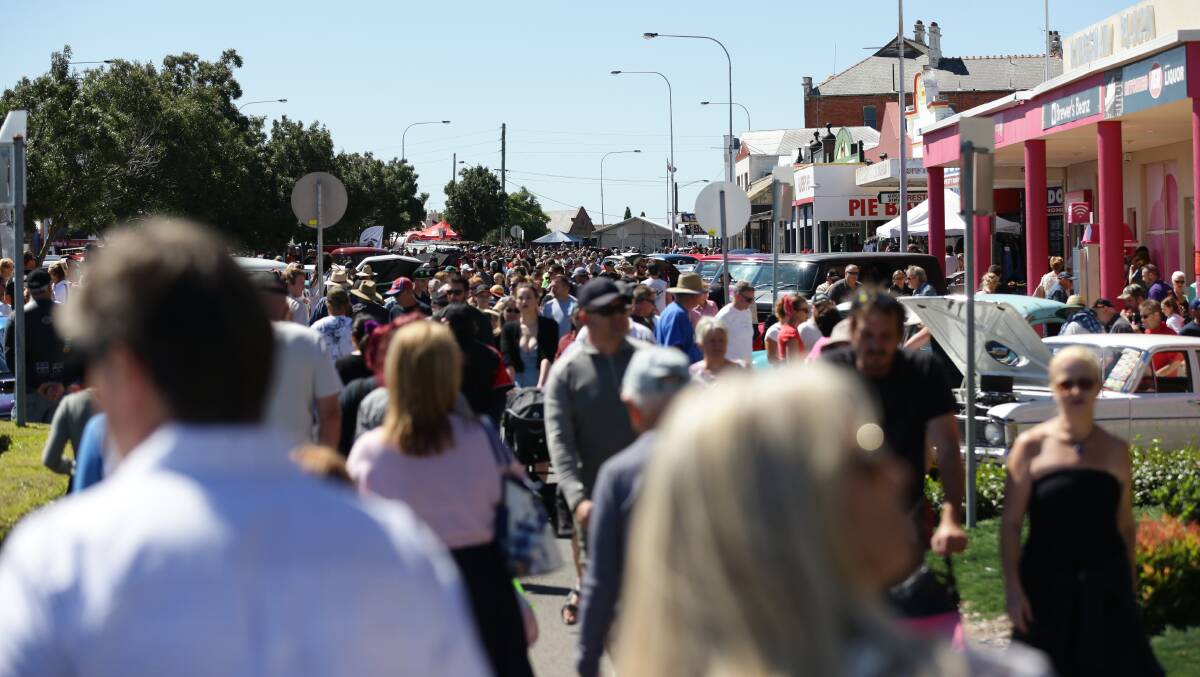 DRAWCARD: The 2019 Kurri Kurri Nostalgia Festival drew a crowd of about 30,000 people over the weekend. Picture: Jonathan Carroll
