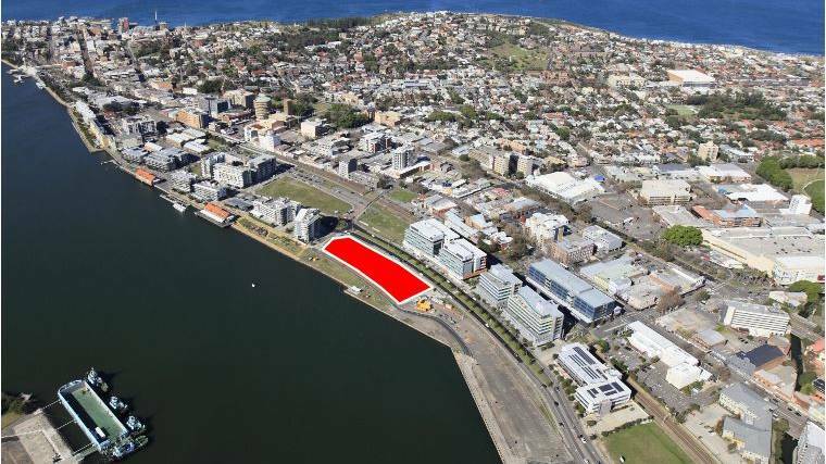 SOUGHT AFTER: The waterfront site at 21 Honeysuckle Drive.
