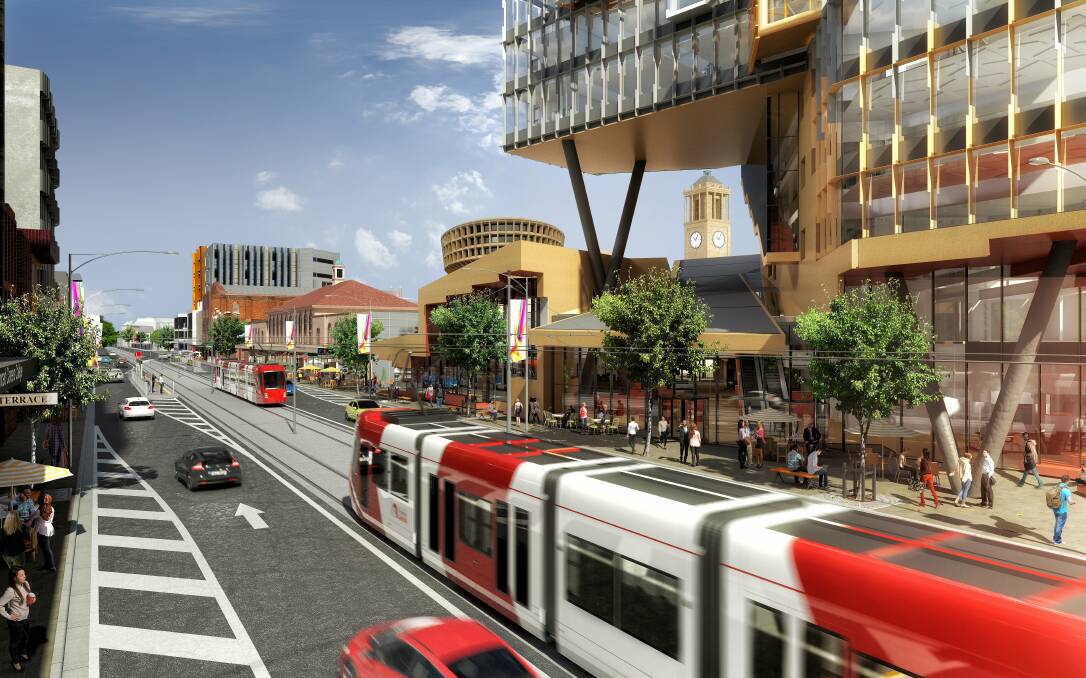 PAUSE THE TRACK: The Hunter Business Chamber has voiced concerns over the Transport for NSW plan for segregated running for the Newcastle light rail.