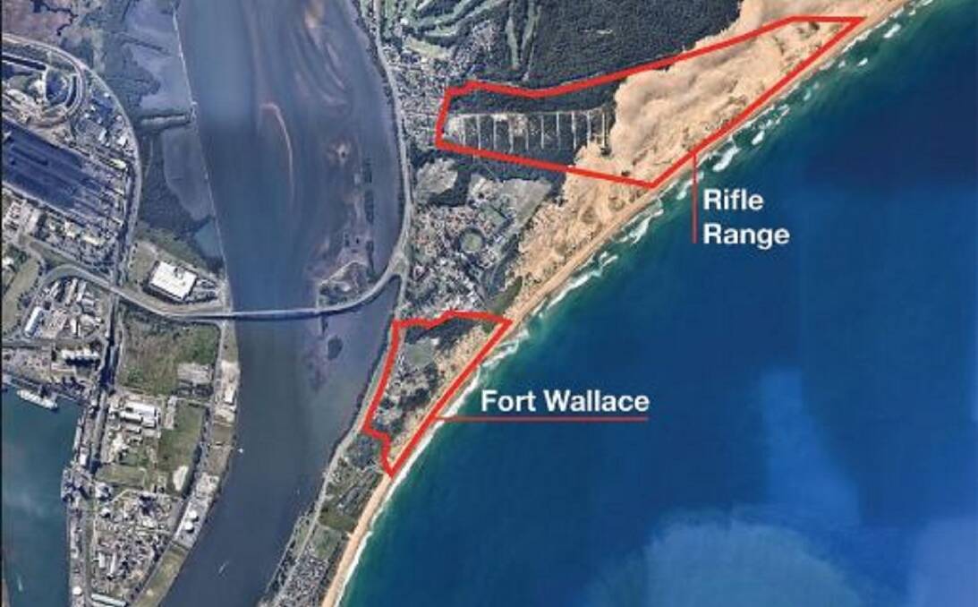 CHANGING FACE: Defence Housing Australia bought the Fern Bay Rifle Range site and historic Fort Wallace from the Department of Defence last year and intends to build 300 new units across 140 hectares on the Stockton peninsula.