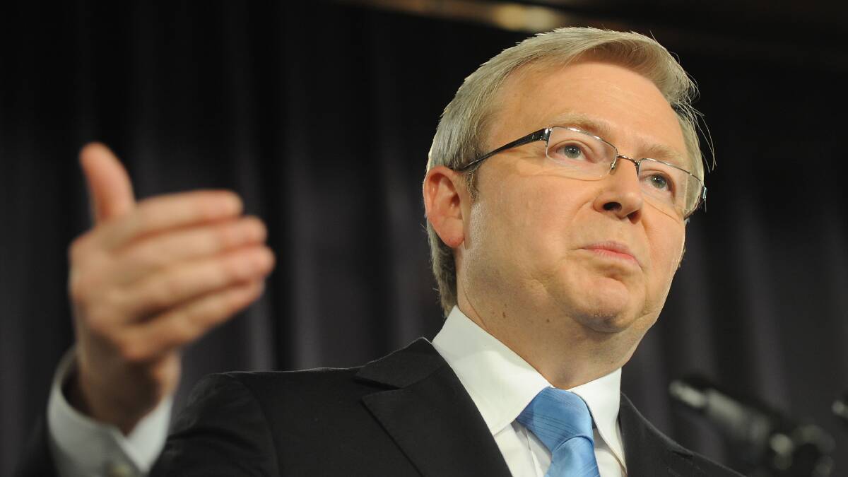 Former prime minister Kevin Rudd. Picture: Gary Schafer