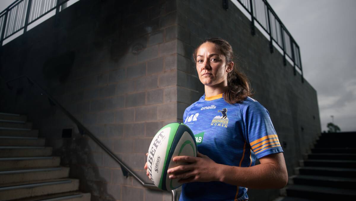 ACT Brumbies co-captain Michaela Leonard has her sights set on a resurgence for women's rugby. Picture: Sitthixay Ditthavong