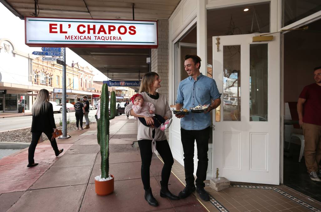 El Chapos: Owners Lani and John Elsley. Picture: Simone De Peak