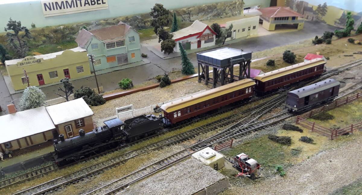 A realistic portrayal of the railway station at Nimmitabel in the
Snowy Mountains of NSW will be one of the layouts at the Richmond Vale Railway
Museum's annual model railway exhibition this weekend.