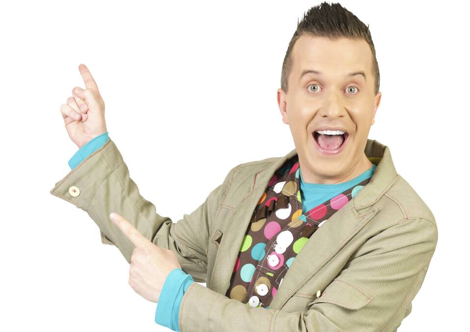 FUN: Phil Gallagher is the wildly popular Mister Maker, star of the ABC television show of the same name. His live show comes to Newcastle on January 20. 
