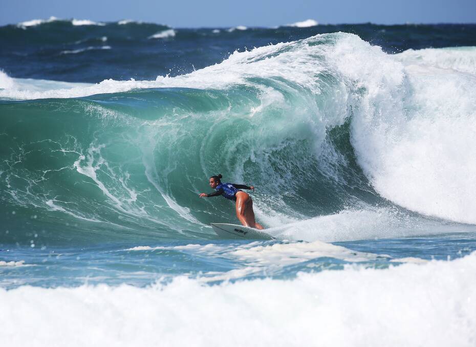 The first day of the 2022 Australian Boardriders Battle at Newcastle Beach. Picture by Peter Lorimer