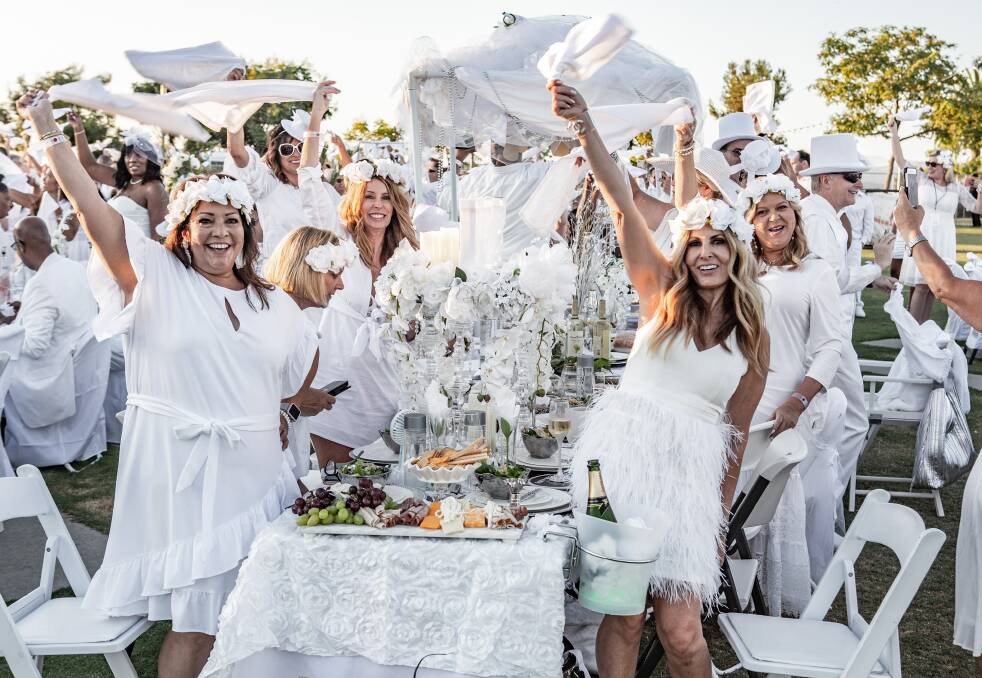FUN: Le Diner en Blanc - Newcastle is making its debut on April 10. The popular Parisian-style pop-up picnic has an all-white dress code. Picture: John Hancock Photography