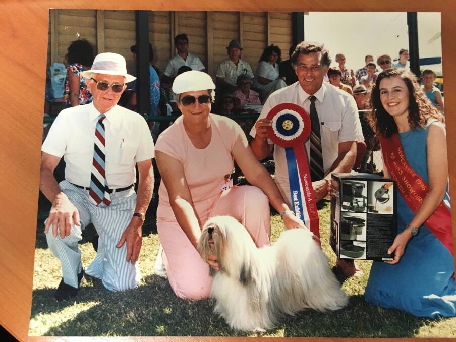 Clem Varley (holding ribbon) at the Newcastle Regional Show. Picture: Supplied