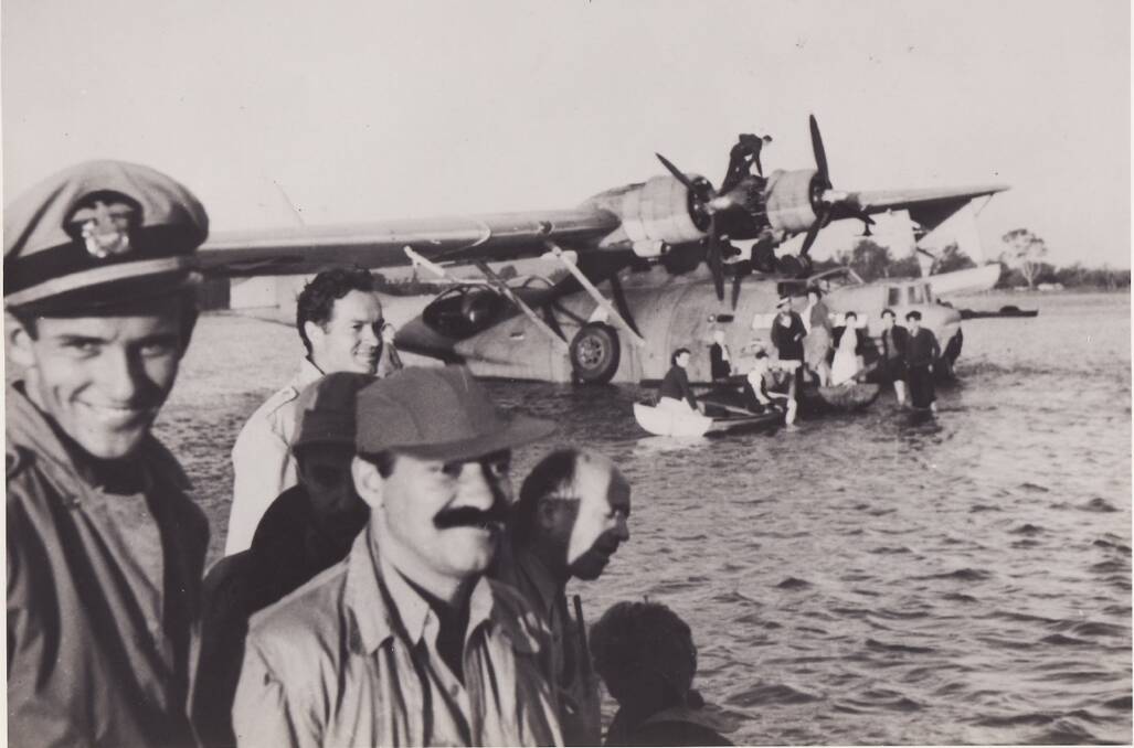 Crash: In 1944 a plane with passengers, including Bob Hope, ended up on the Camden Haven river sand bar at Laurieton.
