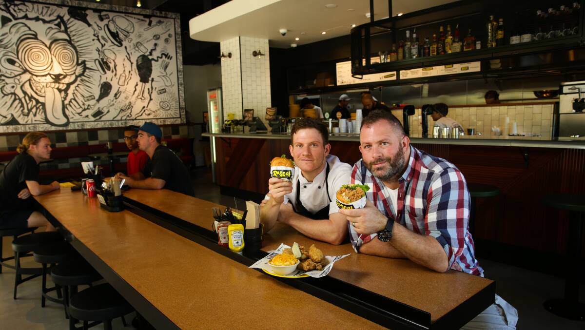 SOMETHING DIFFERENT: Chefs Thomas Robinson and Tim Montgomery at Rascal, 1/266 King Street, Newcastle. Picture: Jonathan Carroll