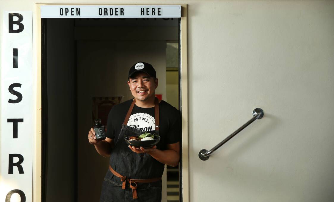 AMBITIOUS: Crocqhenri Lucerno - better known as Crocq - is making his own Filipino marinade and has a pop-up diner. Picture: Marina Neil