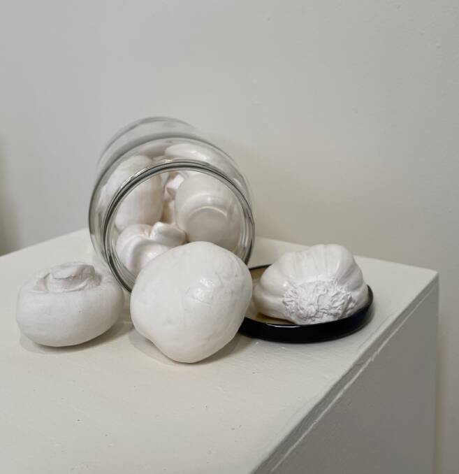 Showing at Art Systems Wickham: Porcelain vessels by Lynda Stone.