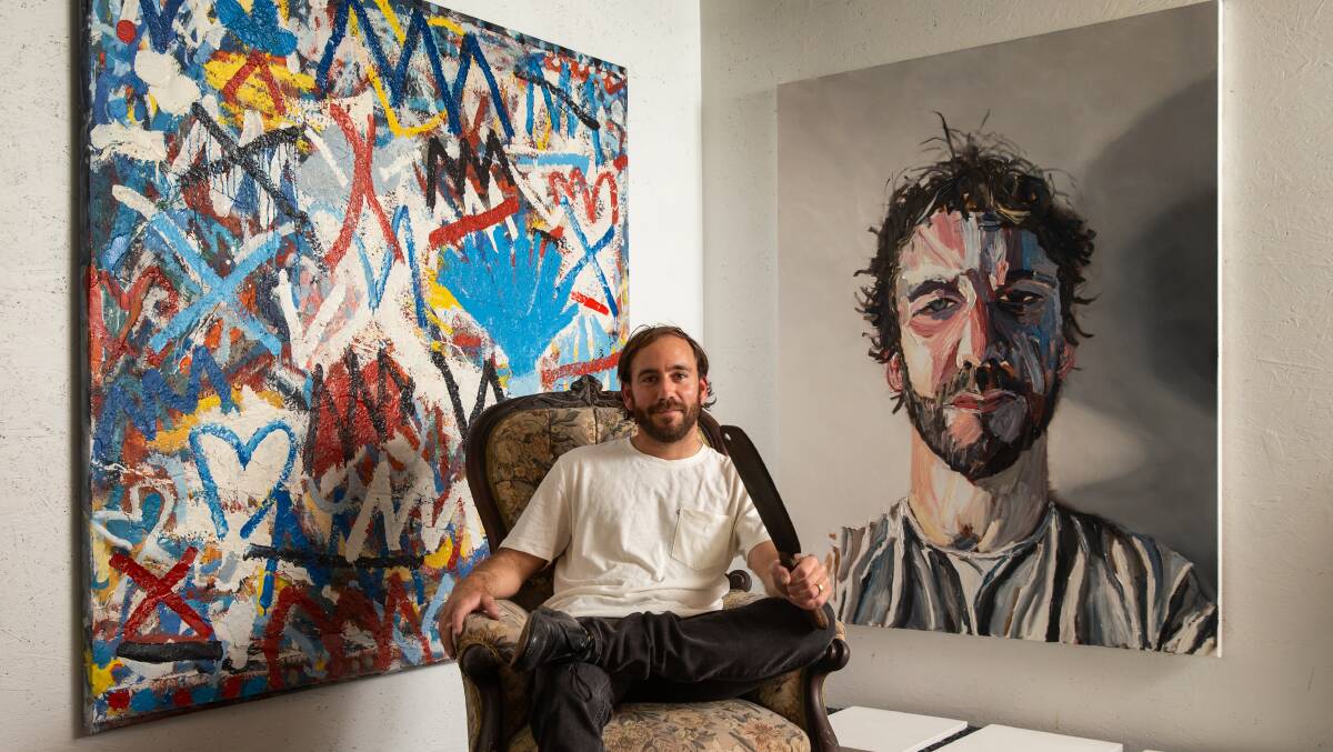 This Newcastle butcher and artist combines his skills on canvas