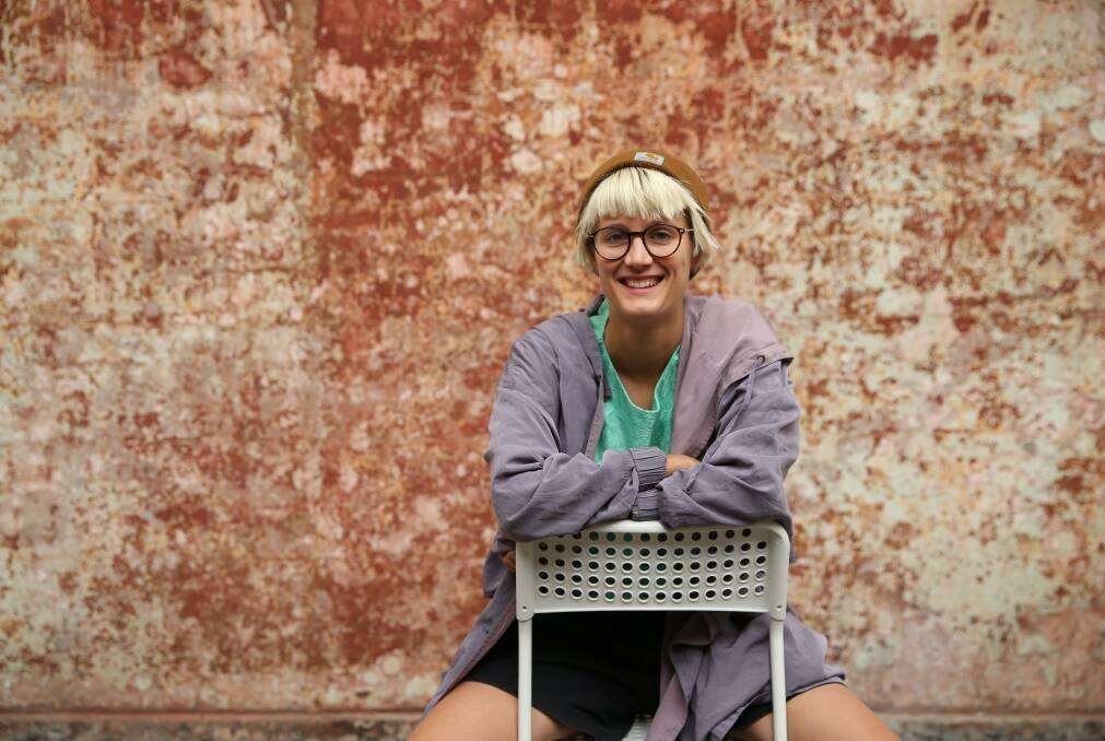 PUSHING BOUNDARIES: Performance artist Madison Bycroft is staging a unique show at The Lock-Up Cultural Centre in Newcastle. Picture: Max Mason-Hubers