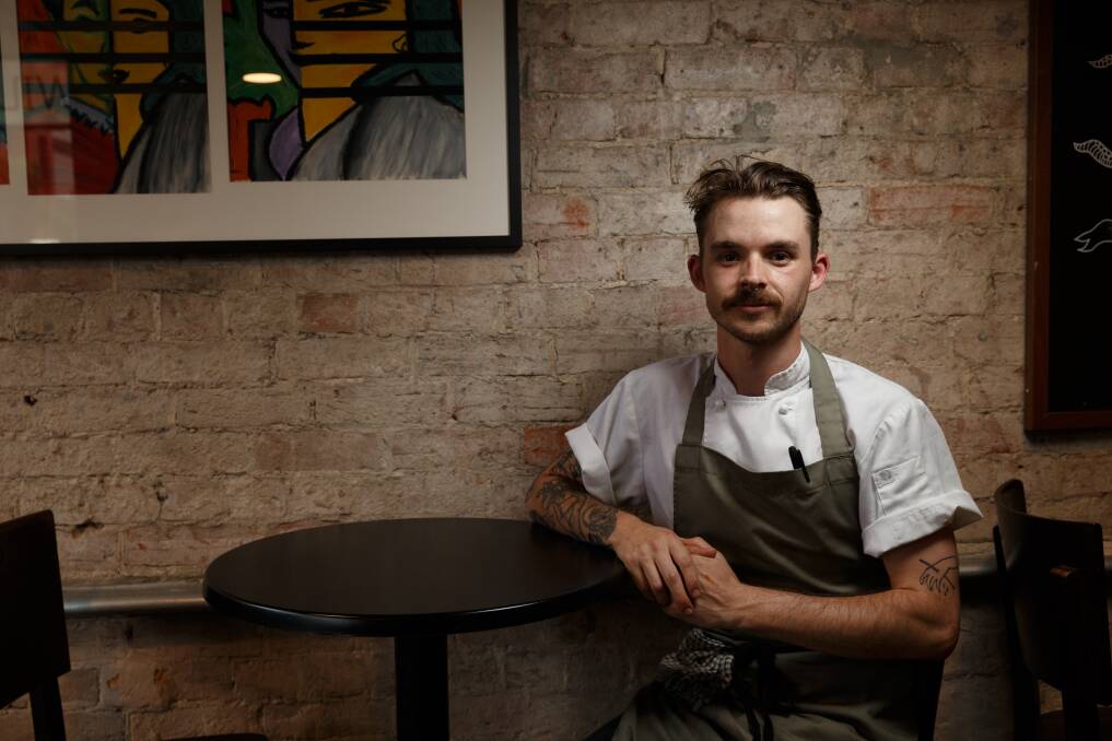 Head chef at Wil & Sons, Larry Woodcock. Picture: Max Mason-Hubers